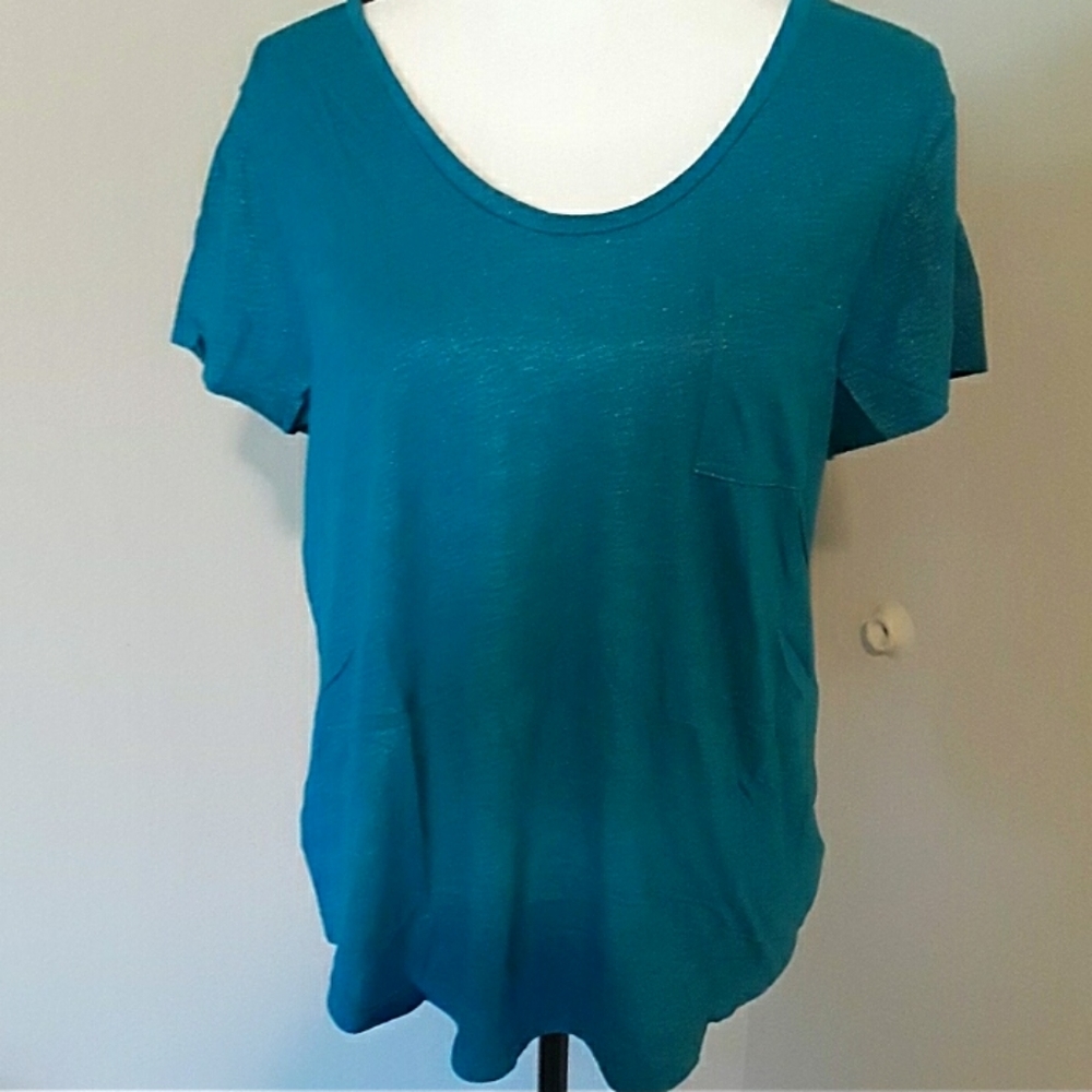 Loft vintage soft short sleeve shirt size L